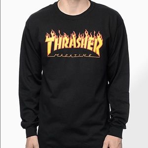 THRASHER LONG SLEEVE TEE